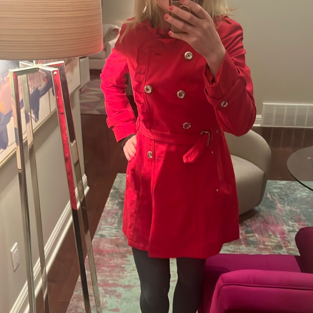 Showstopper! Lipstick red White House Black Market jacket!